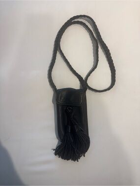 Rebecca Minkoff Tassel Cross Body Leather Phone Pouch
